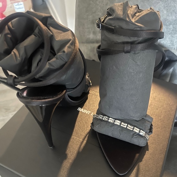 Brand New Saint Laurent Gloria Sandals Size 39.5 - Picture 1 of 6